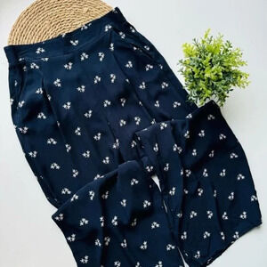 CAbi Navy Floral Pants